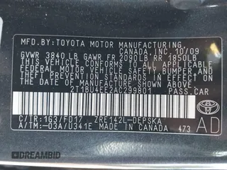 2010 Toyota Corolla with VIN 2T1BU4EE2AC299801, listed as a IAAI auction lot 42687832 with 165,787 mi miles and . Bid and sale history available at DreamBid. Image 9.
