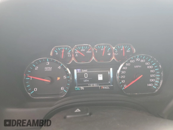 2019 Chevrolet Tahoe LT with VIN 1GNSKBKC7KR391434, listed as a Copart auction lot 55743695 with 118,160 mi miles and Salvage title. Bid and sale history available at DreamBid. Image 9.