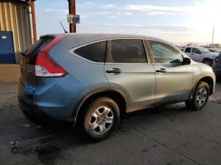 2014 Honda CR-V LX with VIN 2HKRM4H39EH718934, listed as a Copart auction lot 45416445 with 97,689 mi miles and Salvage Title. Bid and sale history available at carsss.com. Image 3.