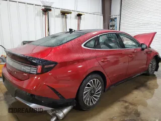 2024 Hyundai Sonata Hybrid Limited with VIN KMHL54JJ3RA088316, listed as a Copart auction lot 52333365 with 0 mi miles and Salvage Title. Bid and sale history available at carsss.com. Image 3.