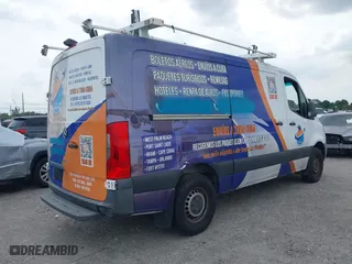 2019 Mercedes-Benz Sprinter Cargo Van with VIN WD4PF0CD8KT001089, listed as a IAAI auction lot 41795578 with 132,071 mi miles. Bid and sale history available at carsss.com. Image 4.