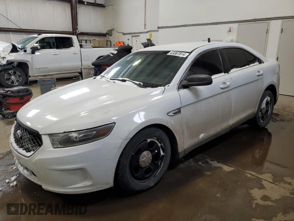 2016 Ford Police Interceptor with VIN 1FAHP2MK7GG137322, listed as a Copart auction lot 43387814 with 93,467 mi miles and Salvage title. Bid and sale history available at DreamBid. Image 1.