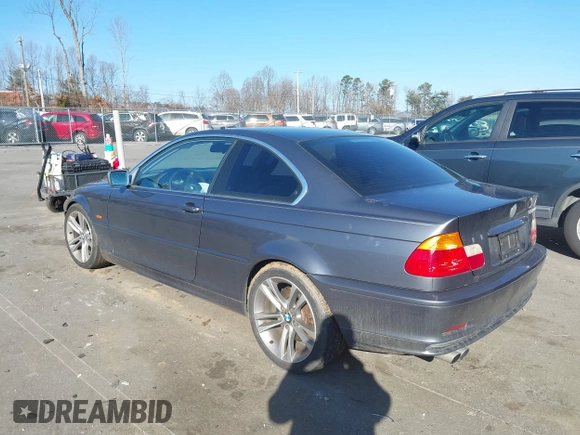 2003 BMW 3 Series 330Ci with VIN WBABN53463PH02440, listed as a IAAI auction lot 41484480 with 154,387 mi miles and . Bid and sale history available at carsss.com. Image 3.