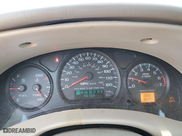 2004 Chevrolet Impala LS with VIN 2G1WH52K749160573, listed as a Copart auction lot 75105864 with 86,165 mi miles and Clean Title. Bid and sale history available at carsss.com. Image 9.