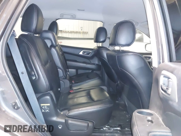 2017 Nissan Pathfinder SV with VIN 5N1DR2MM7HC676161, listed as a IAAI auction lot 41482112 with 105,639 mi miles. Bid and sale history available at carsss.com. Image 8.