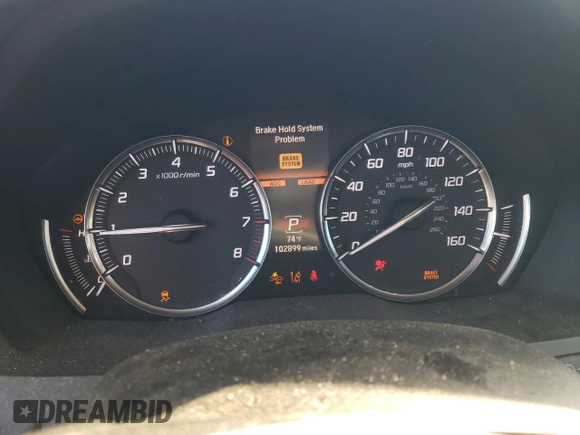 2017 Acura MDX with VIN 5J8YD4H38HL003818, listed as a Copart auction lot 67993803 with 102,899 mi miles. Bid and sale history available at carsss.com. Image 9.