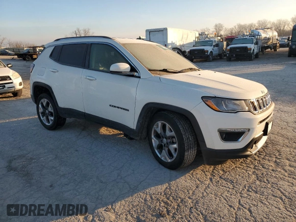 2021 Jeep Compass Limited with VIN 3C4NJDCB2MT512259, listed as a Copart auction lot 87274834 with Not Provided miles and Salvage Title. Bid and sale history available at carsss.com. Image 4.