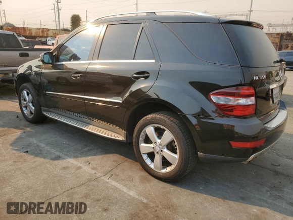 2009 Mercedes-Benz M 3.5L with VIN 4JGBB56E49A525018, listed as a Copart auction lot 41614175 with 154,428 mi miles and Salvage Title. Bid and sale history available at carsss.com. Image 2.