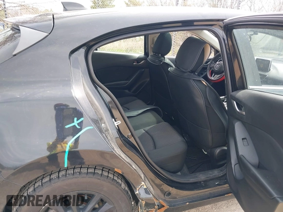 2015 Mazda 3 i Touring with VIN JM1BM1L72F1243422, listed as a IAAI auction lot 42116164 with 110,713 mi miles. Bid and sale history available at carsss.com. Image 8.