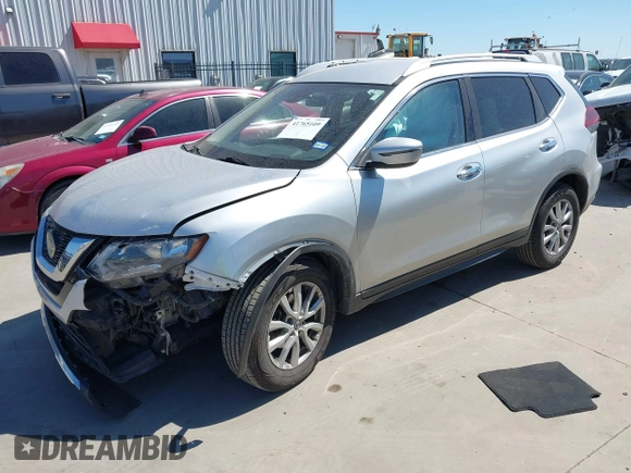 2019 Nissan Rogue SV with VIN KNMAT2MT3KP525172, listed as a IAAI auction lot 41765109 with 110,411 mi miles. Bid and sale history available at carsss.com. Image 17.