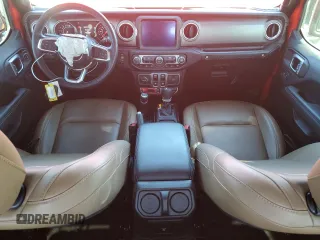 2021 Jeep Wrangler Rubicon with VIN 1C4HJXCG2MW547128, listed as a Copart auction lot 44792105 with 11,323 mi miles and Salvage title. Bid and sale history available at DreamBid. Image 8.