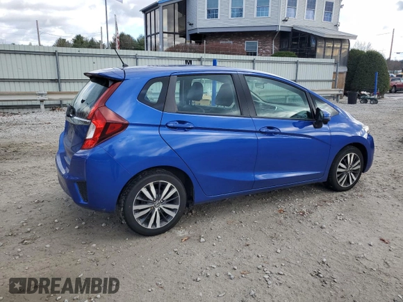 2017 Honda Fit EX-L with VIN 3HGGK5H80HM704757, listed as a Copart auction lot 80079734 with 53,397 mi miles and Salvage Title. Bid and sale history available at DreamBid. Image 3.