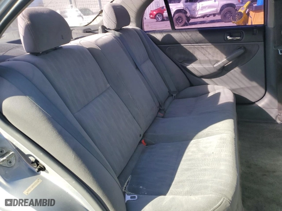 2003 Honda Civic LX with VIN 2HGES16693H582618, listed as a Copart auction lot 46436335 with 182,405 mi miles and Salvage Title. Bid and sale history available at carsss.com. Image 10.