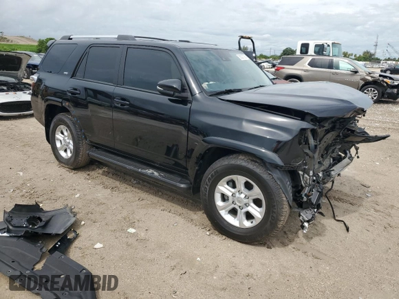 2022 Toyota 4Runner SR5 Premium with VIN JTEFU5JR4N5252798, listed as a Copart auction lot 59327525 with 58,755 mi miles and Non repairable. Bid and sale history available at DreamBid. Image 4.