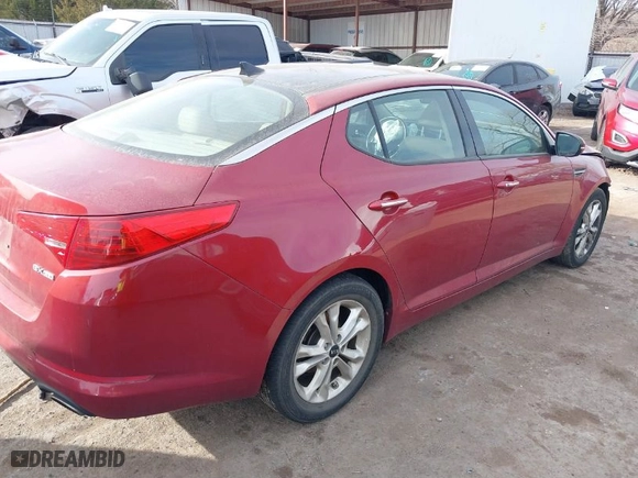 2011 Kia Optima EX with VIN KNAGN4A74B5057825, listed as a IAAI auction lot 41423999 with 1 mi miles. Bid and sale history available at carsss.com. Image 4.