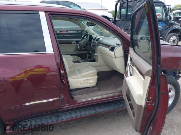 2012 Lexus GX 460 with VIN JTJBM7FX8C5040583, listed as a IAAI auction lot 42356538 with 166,781 mi miles and . Bid and sale history available at DreamBid. Image 5.