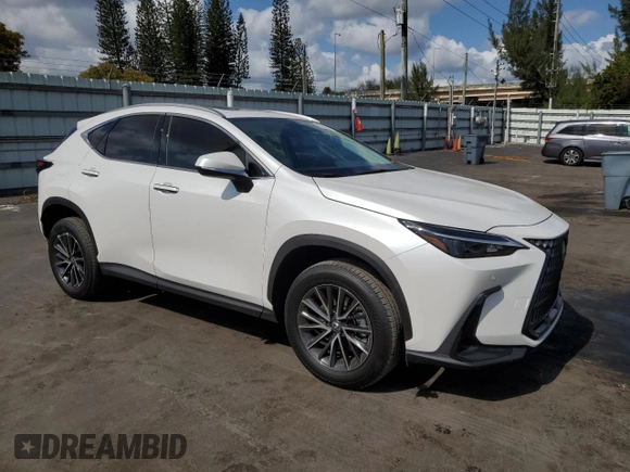 2024 Lexus NX 250 Premium with VIN 2T2GDCAZ6RC015232, listed as a Copart auction lot 43783045 with 6,722 mi miles and Salvage title. Bid and sale history available at DreamBid. Image 4.