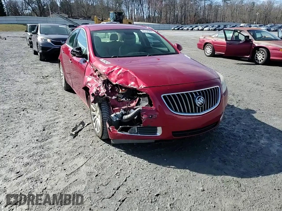 2013 Buick Regal Turbo Premium 2 with VIN 2G4GT5GV9D9190294, listed as a Copart auction lot 45120895 with 122,029 mi miles and Salvage title. Bid and sale history available at DreamBid. Image 11.