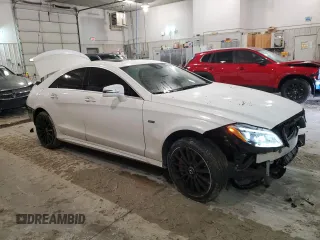 2015 Mercedes-Benz CLS-Class CLS 550 with VIN WDDLJ9BB0FA153239, listed as a Copart auction lot 86365874 with 84,081 mi miles and Salvage Title. Bid and sale history available at carsss.com. Image 4.