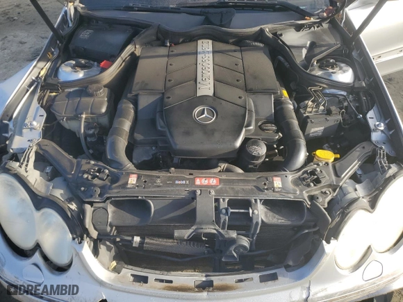 2005 Mercedes-Benz CLK-Class 5.0L with VIN WDBTJ75J15F131719, listed as a Copart auction lot 82037984 with 65,791 mi miles and Salvage Title. Bid and sale history available at carsss.com. Image 12.