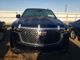 2024 Cadillac Escalade Premium Luxury with VIN 1GYS4BKL9RR232325, listed as a Copart auction lot 77145544 with 4,677 mi miles and Salvage Title. Bid and sale history available at carsss.com. Image 5.