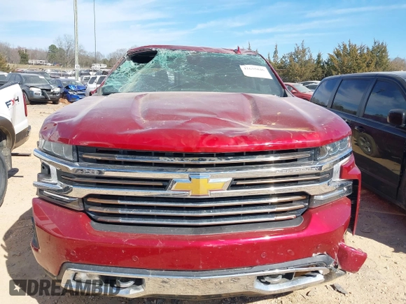 2021 Chevrolet Silverado 1500 High Country with VIN 3GCUYHET8MG141704, listed as a IAAI auction lot 41635846 with 50,425 mi miles. Bid and sale history available at carsss.com. Image 6.