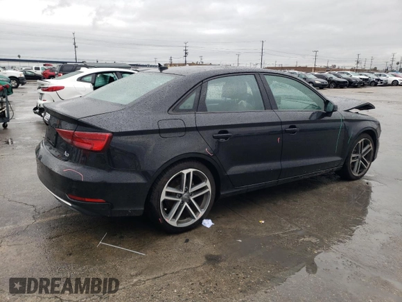 2018 Audi A3 Sedan Premium with VIN WAUAUGFF4J1035873, listed as a Copart auction lot 41270904 with 61,369 mi miles. Bid and sale history available at carsss.com. Image 3.