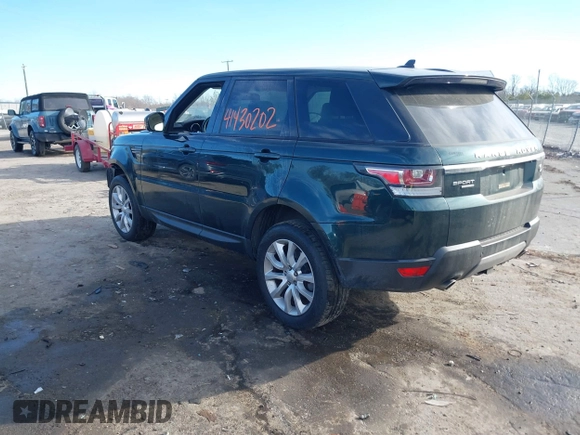 2016 Land Rover Range Rover Sport SE with VIN SALWG2PF6GA111662, listed as a IAAI auction lot 41430202 with 125,719 mi miles and . Bid and sale history available at DreamBid. Image 3.