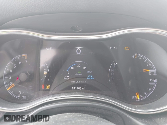 2014 Jeep Grand Cherokee Limited with VIN 1C4RJEBG1EC403972, listed as a IAAI auction lot 41455012 with 241,168 mi miles and . Bid and sale history available at DreamBid. Image 7.
