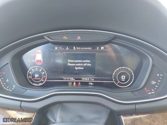 2018 Audi Q5 Premium Plus with VIN WA1BNAFY6J2151387, listed as a IAAI auction lot 41471432 with 111,738 mi miles. Bid and sale history available at carsss.com. Image 7.