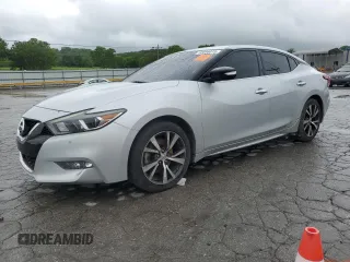 2016 Nissan Maxima SV with VIN 1N4AA6APXGC382925, listed as a Copart auction lot 55666015 with 144,639 mi miles and Salvage title. Bid and sale history available at DreamBid. Image 1.