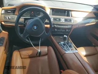 2015 BMW 7 Series 740Li with VIN WBAYE4C54FD947298, listed as a Copart auction lot 48323785 with 81,570 mi miles and Salvage Title. Bid and sale history available at DreamBid. Image 8.