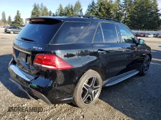 2017 Mercedes-Benz GLE 43 AMG with VIN 4JGDA6EB0HA943213, listed as a Copart auction lot 41664885 with 79,775 mi miles and Salvage title. Bid and sale history available at DreamBid. Image 3.