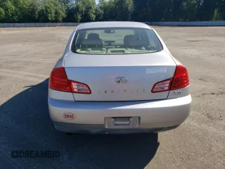 2003 Infiniti G35 w/Leather z VIN JNKCV51E63M321042, wystawiony jako Copart lot #57238535 z przebiegiem 157 847 mil mil oraz Czysty tytuł • Clean title. Historia ofert i sprzedaży dostępna na DreamBid. Obrazek 6.