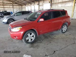 2007 Toyota RAV4 Sport with VIN JTMBK32V576022810, listed as a Copart auction lot 54763835 with 180,358 mi miles and Salvage title. Bid and sale history available at DreamBid. Image 1.