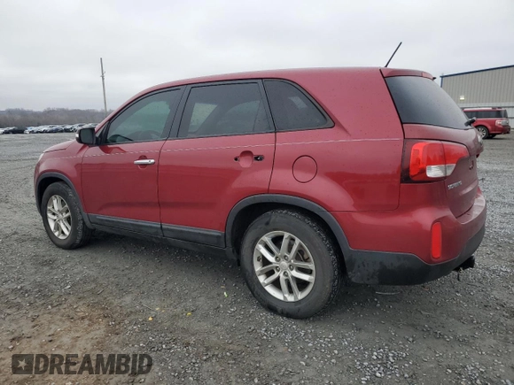 2014 Kia Sorento LX with VIN 5XYKT3A66EG427818, listed as a Copart auction lot 42912165 with 126,496 mi miles and Salvage Title. Bid and sale history available at DreamBid. Image 2.