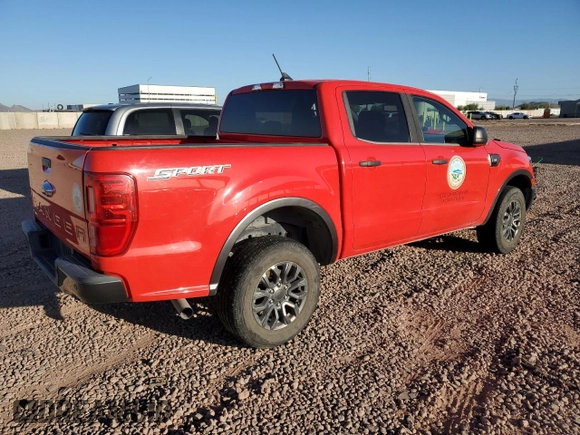 2020 Ford Ranger XL with VIN 1FTER4EH0LLA74443, listed as a Copart auction lot 57035295 with Not provided miles and Salvage title. Bid and sale history available at DreamBid. Image 3.
