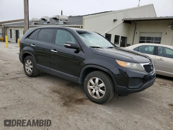 2011 Kia Sorento LX with VIN 5XYKT3A16BG171745, listed as a Copart auction lot 50756205 with 258,116 mi miles and Salvage Title. Bid and sale history available at DreamBid. Image 4.