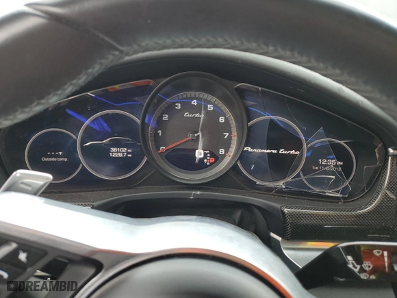2018 Porsche Panamera Turbo with VIN WP0AF2A7XJL140504, listed as a Copart auction lot 73395623 with 38,102 mi miles. Bid and sale history available at carsss.com. Image 9.