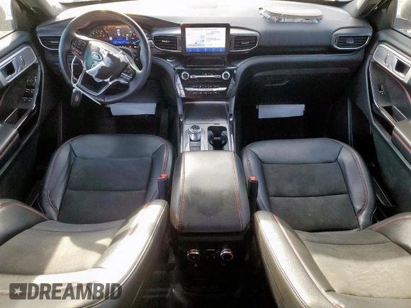 2022 Ford Explorer ST-Line z VIN 1FMSK7KH8NGA86473, wystawiony jako Copart lot #59979545 z przebiegiem 61 412 mil mil oraz Szkoda całkowita • Salvage title. Historia ofert i sprzedaży dostępna na DreamBid. Obrazek 8.