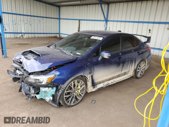 2020 Subaru WRX STI with VIN JF1VA2S68L9817545, listed as a Copart auction lot 48251805 with 49,106 mi miles and Salvage Title. Bid and sale history available at carsss.com. Image 1.