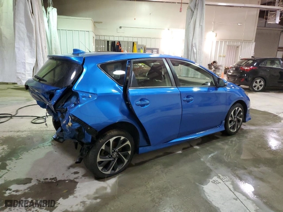 2017 Toyota Corolla iM with VIN JTNKARJE9HJ536984, listed as a Copart auction lot 72425692 with NaN miles. Bid and sale history available at carsss.com. Image 3.
