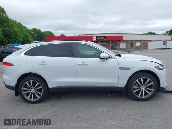 2019 Jaguar F-Pace 25t Prestige with VIN SADCK2GX3KA602396, listed as a IAAI auction lot 42377936 with 58,274 mi miles and . Bid and sale history available at DreamBid. Image 13.