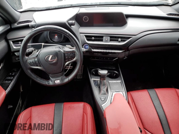 2022 Lexus UX 250h F Sport with VIN JTHR9JBH8N2057773, listed as a Copart auction lot 38749534 with 46,350 mi miles and . Bid and sale history available at DreamBid. Image 8.