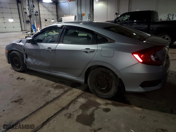 2018 Honda Civic Sedan LX with VIN 2HGFC2F55JH019500, listed as a Copart auction lot 51236715 with 114,852 mi miles and Salvage Title. Bid and sale history available at carsss.com. Image 2.