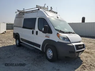 2021 Ram ProMaster Cargo with VIN 3C6LRVBG3ME538562, listed as a Copart auction lot 68488984 with 39,173 mi miles and Salvage Title. Bid and sale history available at carsss.com. Image 4.