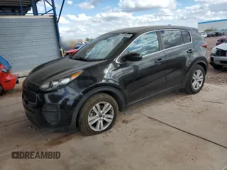 2018 Kia Sportage LX with VIN KNDPM3ACXJ7422489, listed as a Copart auction lot 48869015 with 100,081 mi miles and Salvage Title. Bid and sale history available at carsss.com. Image 1.