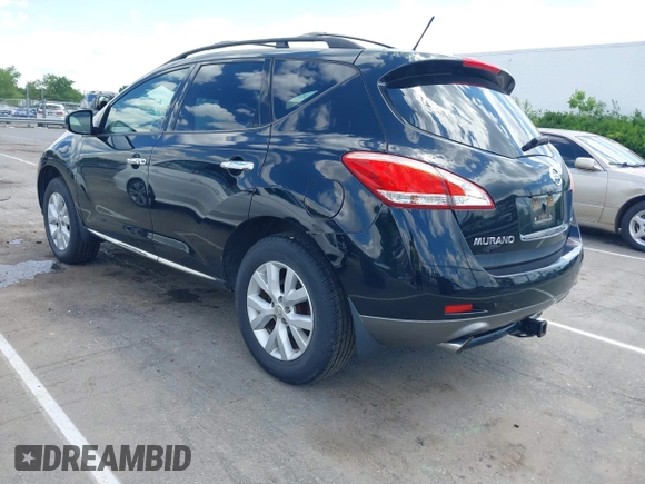2012 Nissan Murano SV with VIN JN8AZ1MW3CW230703, listed as a IAAI auction lot 42199707 with 155,581 mi miles and . Bid and sale history available at carsss.com. Image 3.