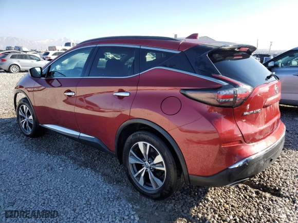 2020 Nissan Murano SV with VIN 5N1AZ2BS5LN104555, listed as a Copart auction lot 42990045 with 116,429 mi miles and Salvage Title. Bid and sale history available at carsss.com. Image 2.