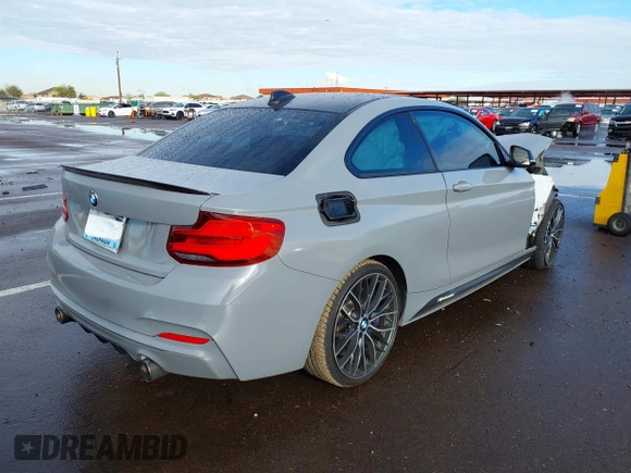 2018 BMW 2 Series M240i with VIN WBA2J5C5XJVB28132, listed as a IAAI auction lot 38936618 with 32,014 mi miles and . Bid and sale history available at DreamBid. Image 4.